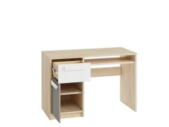 Biurka|Zestawy Mebli Młodzieżowych>ML Meble Młodzieżowe biurko z szufladą pod komputer DROP buk fjord