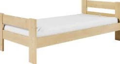 Łóżka Młodzieżowe|Łóżka Dziecięce>Meblomal Młodzieżowe łóżko z drewna sosnowego 90x200 cm HEAT