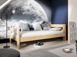 Łóżka Młodzieżowe|Łóżka Dziecięce>Meblomal Młodzieżowe łóżko z drewna sosnowego 90x200 cm HEAT
