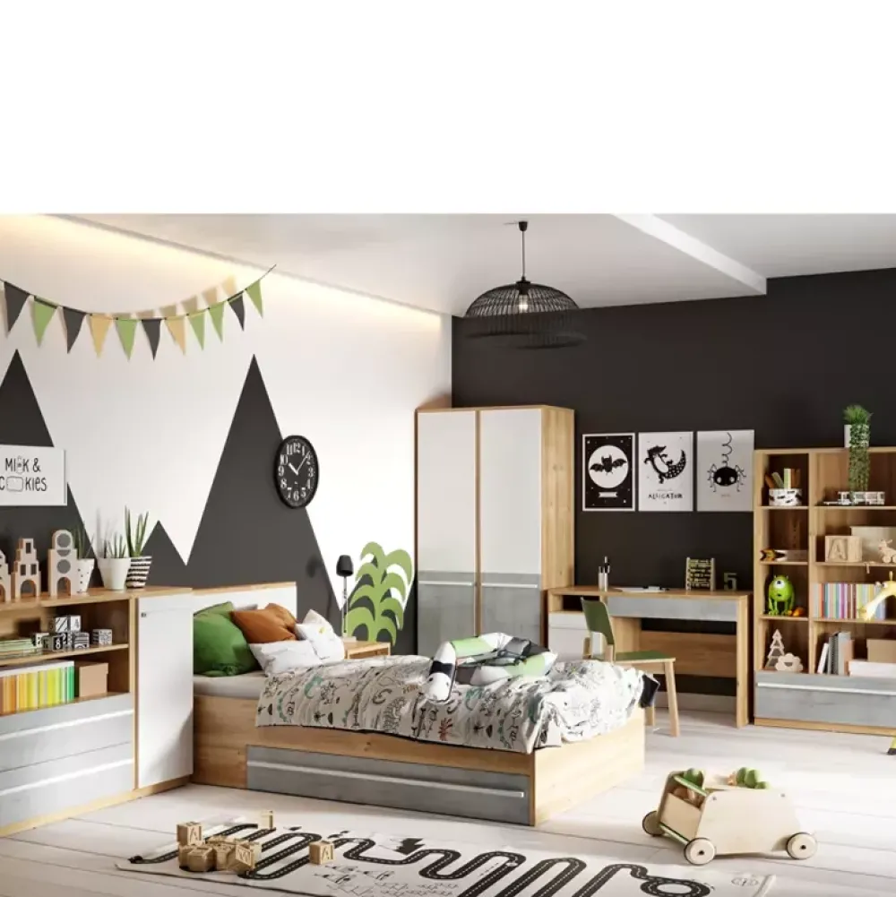 Meble Młodzieżowe|Łóżka Młodzieżowe>lenart. Młodzieżowe łóżko ze stelażem 120x200 cm PLANO