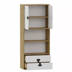 Regały Na Książki|Regały Biurowe>DOMEL Młodzieżowy regał 80 cm z szufladami INDEX