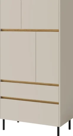 Zestawy Mebli Młodzieżowych>MEBLAR Młodzieżowy regał na książki z szufladami 80 cm LISSARO