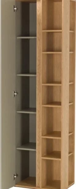 Regały Na Książki|Meble Młodzieżowe>MEBLAR Młodzieżowy regał wysoki 55 cm na książki półotwarty LISSARO