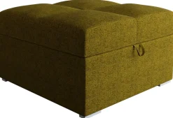 Meble Dla Dzieci|Pufy>BROMARKT Musztardowa pufa do salonu ze schowkiem HOT