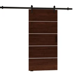 Drzwi Przesuwne>przesuwne.com Naścienne drzwi przesuwne do pokoju 100 cm SEFAL wenge