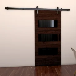 Drzwi Przesuwne>przesuwne.com Naścienne drzwi przesuwne do garderoby 100 cm VITRE wenge