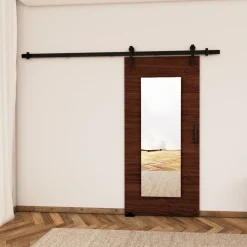 Drzwi Przesuwne>przesuwne.com Naścienne drzwi przesuwne do pokoju CAPPE wenge