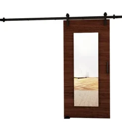 Drzwi Przesuwne>przesuwne.com Naścienne drzwi przesuwne do garderoby 100 cm CAPPE wenge