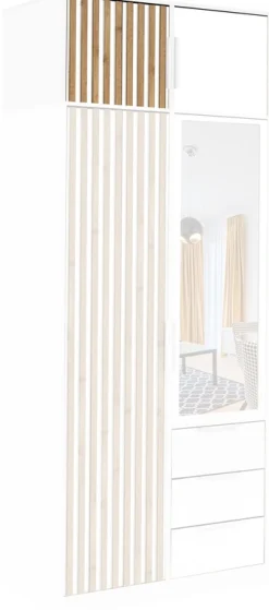 Pozostałe|Akcesoria Do Szaf>Stolar Nadstawka do szafy 100 cm BILL biała