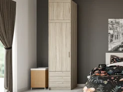 Akcesoria Do Szaf|Akcesoria Do Szaf></noscript>Lempert Nadstawka na szafę 60 cm KUBA dąb sonoma