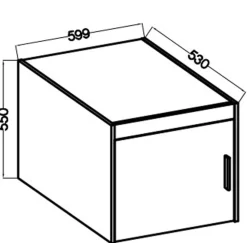 Akcesoria Do Szaf|Akcesoria Do Szaf></noscript>Lempert Nadstawka na szafę szafę 60 cm KUBA dąb lefkas