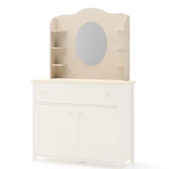 Pozostałe|Meble Młodzieżowe>lenart. Nadstawka z lustrem 94 cm na biurko beż piaskowy STORY