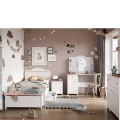 Biurka|Zestawy Mebli Dziecięcych>lenart. Nadstawka z lustrem toaletka LUNA