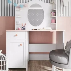 Biurka|Zestawy Mebli Dziecięcych></noscript>lenart. Nadstawka z lustrem toaletka LUNA