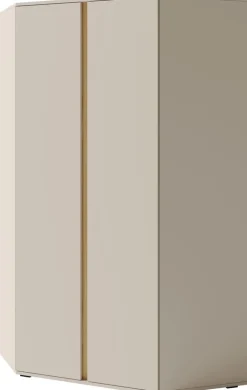 Meble Dla Dzieci|Meble Młodzieżowe>MEBLAR Narożna szafa uchylna młodzieżowa 95x95 cm z drążkami i półkami LISSARO