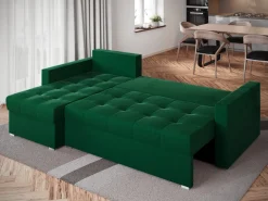 Meble Dla Dzieci|Meble Młodzieżowe>BROMARKT Narożnik butelkowa zieleń HOT L