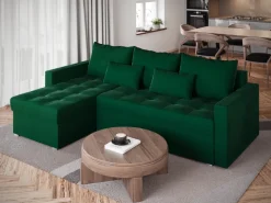 Meble Dla Dzieci|Meble Młodzieżowe></noscript>BROMARKT Narożnik butelkowa zieleń HOT L