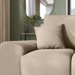 Narożniki></noscript>BROMARKT Narożnik do salonu rozkładany NUBES z funkcją spania jasny brąz