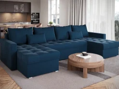 Narożniki></noscript>BROMARKT Narożnik U z funkcją spania HOT U