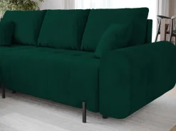 Meble Dla Dzieci|Meble Młodzieżowe></noscript>BROMARKT Narożnik z funkcją spania do salonu ARCO butelkowa zieleń