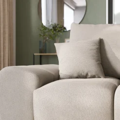 Narożniki></noscript>BROMARKT Narożnik z funkcją spania do salonu rozkładany NUBES jasny beż