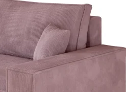 Narożniki></noscript>BROMARKT Narożnik z funkcją spania i pojemnikiem do salonu ADI XL róż