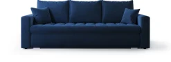 Meble Młodzieżowe|Kanapy I Sofy></noscript>BROMARKT Niebieska kanapa z funkcją spania i pojemnikiem do salonu LUIS