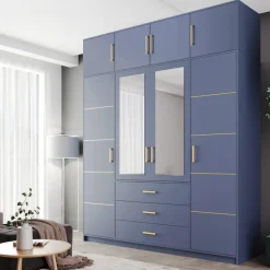 Pozostałe|Akcesoria Do Szaf></noscript>Stolar Niebieska nadstawka do szafy 196 cm BILL niebieski