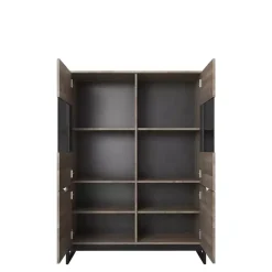 Witryny>LASKI Niska witryna do salonu DENAR