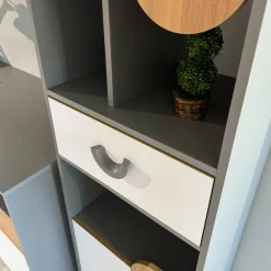 Regały Na Książki|Meble Młodzieżowe></noscript>DOLMAR Niski regał do pokoju młodzieżowego 50 cm COOLIFY