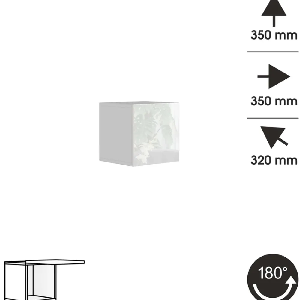 Zestawy Mebli Do Salonu|Meblościanki>BROMARKT Nowoczesna biała meblościanka do salonu PREMIUM połysk biały