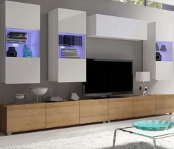 Meble Młodzieżowe|Zestawy Mebli Do Salonu>GiB Meble Nowoczesna biała witryna MODERN biały