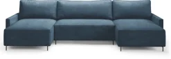 Narożniki>BROMARKT Nowoczesna kanapa narożna z funkcją spania do salonu NORTON U