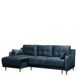 Narożniki>MEBAS Nowoczesna kanapa rogowa z funkcją spania do salonu DANILO