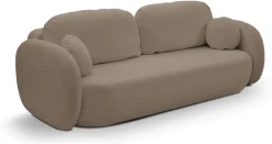 Meble Dla Dzieci|Kanapy I Sofy></noscript>LASKI Nowoczesna kanapa rozkładana do salonu z funkcją spania OMERO brązowy