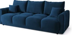 Kanapy I Sofy|Zestawy Mebli Do Przedpokoju></noscript>BROMARKT Nowoczesna kanapa z funkcją spania NUBES granatowa