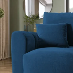 Kanapy I Sofy|Zestawy Mebli Do Przedpokoju></noscript>BROMARKT Nowoczesna kanapa z funkcją spania NUBES granatowa