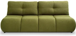 Meble Dla Dzieci|Kanapy I Sofy>LASKI Nowoczesna kanapa z funkcją spania do salonu MEROS zielona