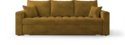 Meble Młodzieżowe|Kanapy I Sofy></noscript>BROMARKT Nowoczesna kanapa z funkcją spania do salonu LUIS musztardowa