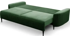 Meble Dla Dzieci|Kanapy I Sofy>LASKI Nowoczesna kanapa zielona do salonu z funkcją spania VELINA