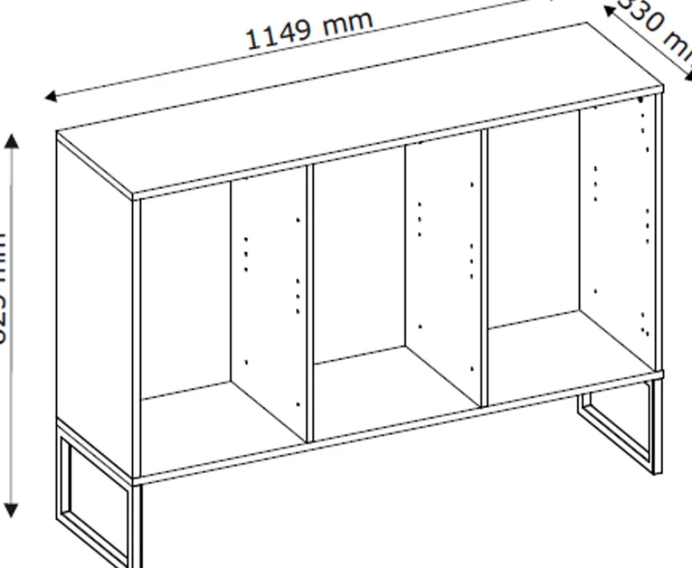 Komody>INTER MEBLE Nowoczesna komoda 115 cm LAMORI z szufladami kaszmir