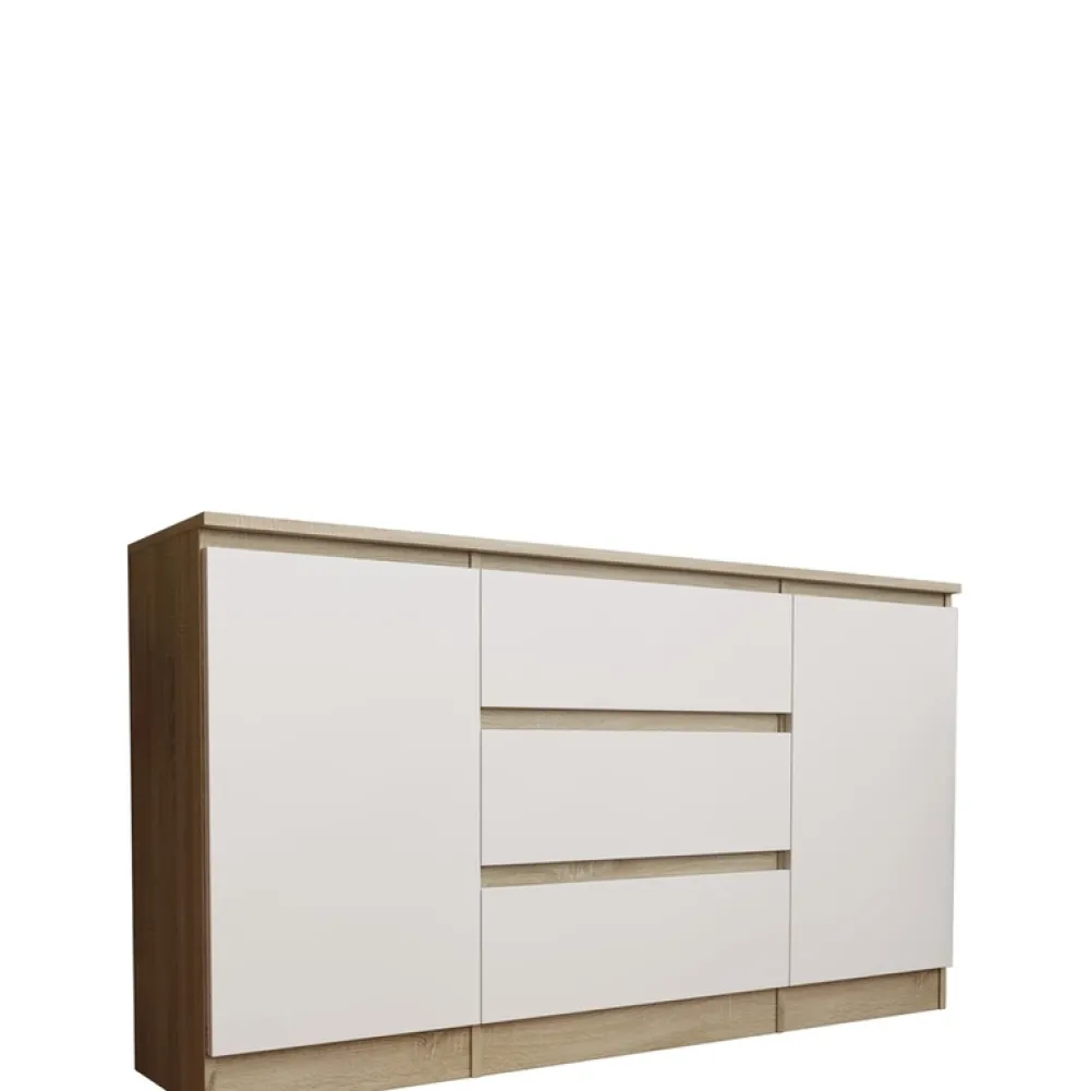 Komody>Meblohand Nowoczesna komoda 140 cm z szufladami do salonu AMPARO