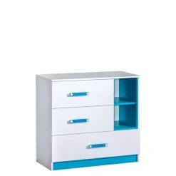 Zestawy Mebli Młodzieżowych|Komody></noscript>DOMEL Nowoczesna komoda 90 do pokoju młodzieżowego TRAFIKO