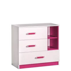 Zestawy Mebli Młodzieżowych|Komody></noscript>DOMEL Nowoczesna komoda 90 do pokoju młodzieżowego TRAFIKO