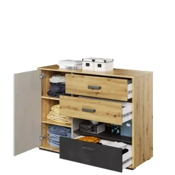 Meble Młodzieżowe|Zestawy Mebli Młodzieżowych></noscript>lenart. Nowoczesna komoda do pokoju młodzieżowego 120 cm QUBIC