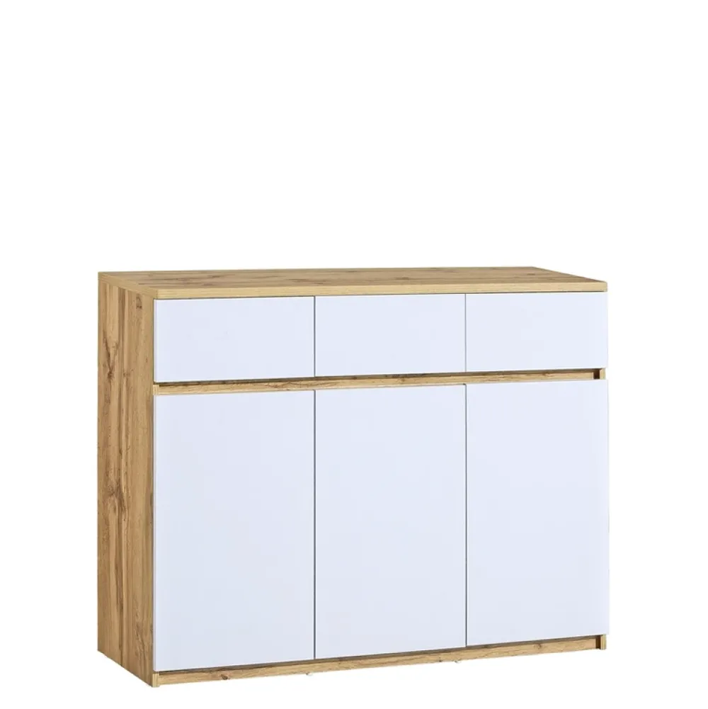 Meble Młodzieżowe|Zestawy Mebli Młodzieżowych>DOLMAR Nowoczesna komoda młodzieżowa z półkami 120 cm ANETT