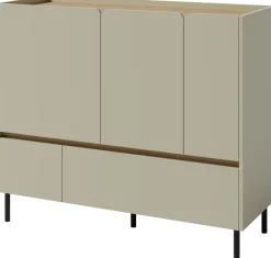 Meble Dla Dzieci|Meble Młodzieżowe>MEBLAR Nowoczesna komoda na nóżkach 120 cm z szufladami młodzieżowa LISSARO