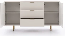 Zestawy Mebli Do Salonu|Komody>GiB Meble Nowoczesna komoda na nóżkach z półkami 150 cm NAMASTE