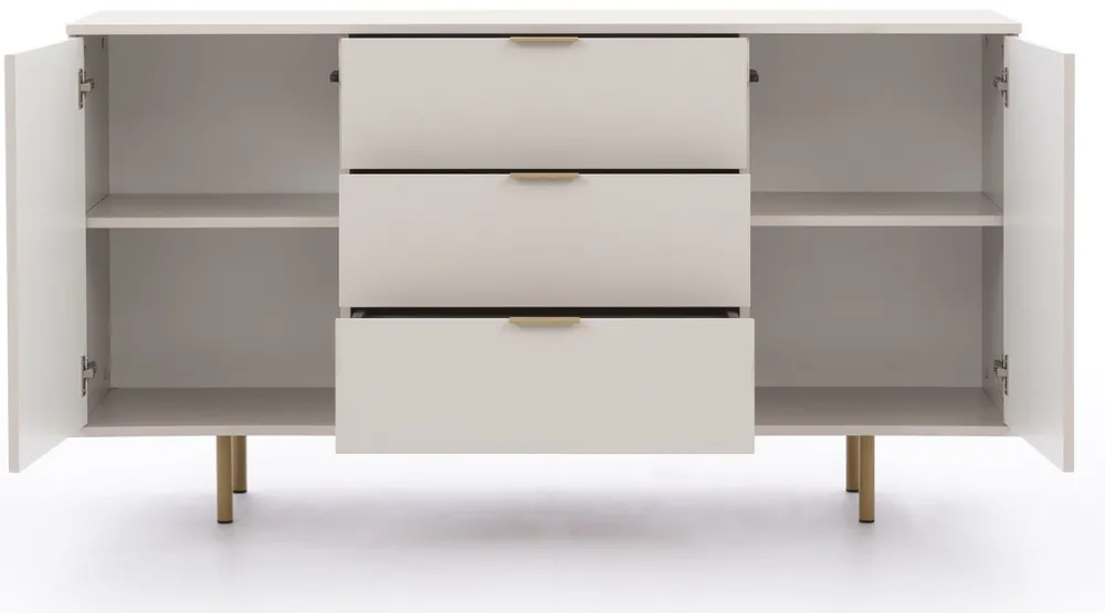 Zestawy Mebli Do Salonu|Komody>GiB Meble Nowoczesna komoda na nóżkach z półkami 150 cm NAMASTE