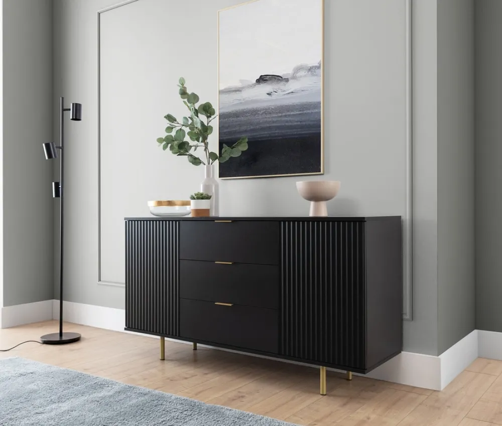 Zestawy Mebli Do Salonu|Komody>GiB Meble Nowoczesna komoda na nóżkach z półkami 150 cm NAMASTE